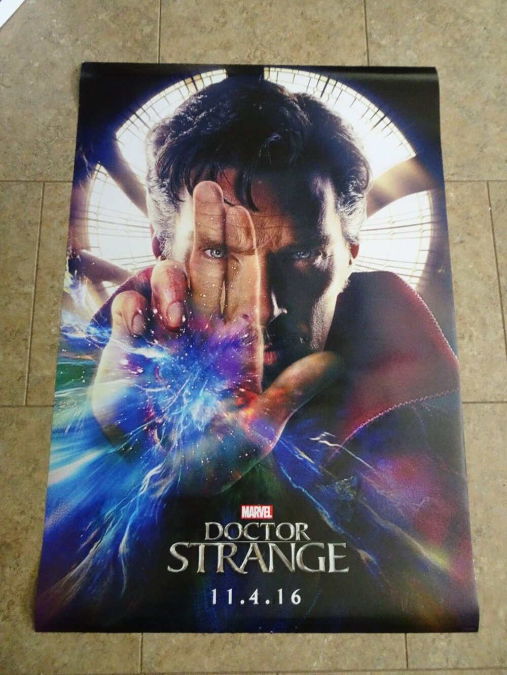 Dr. Strange - Movie Poster with Benedict Cumberbatch as Dr. Strange - Advance